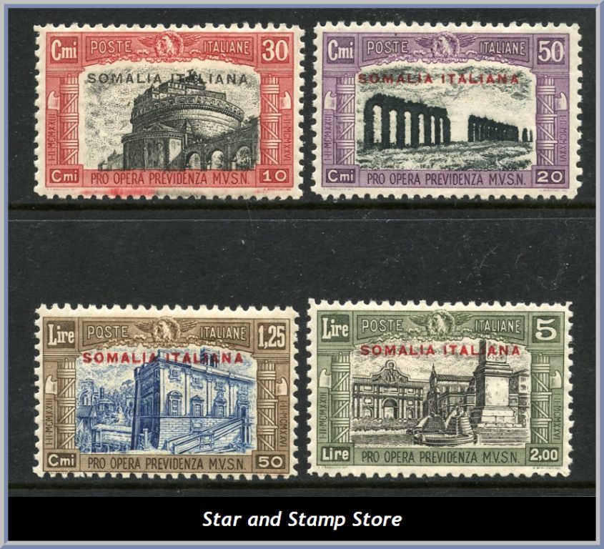 Italienska Somalia | Mi 123-126