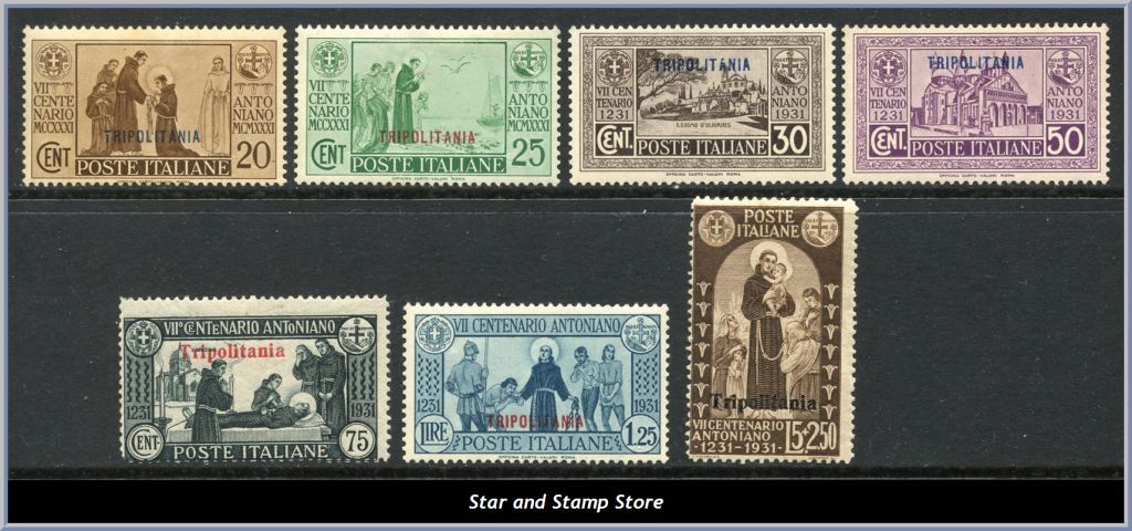 Italienska Tripoli | Mi 151-157