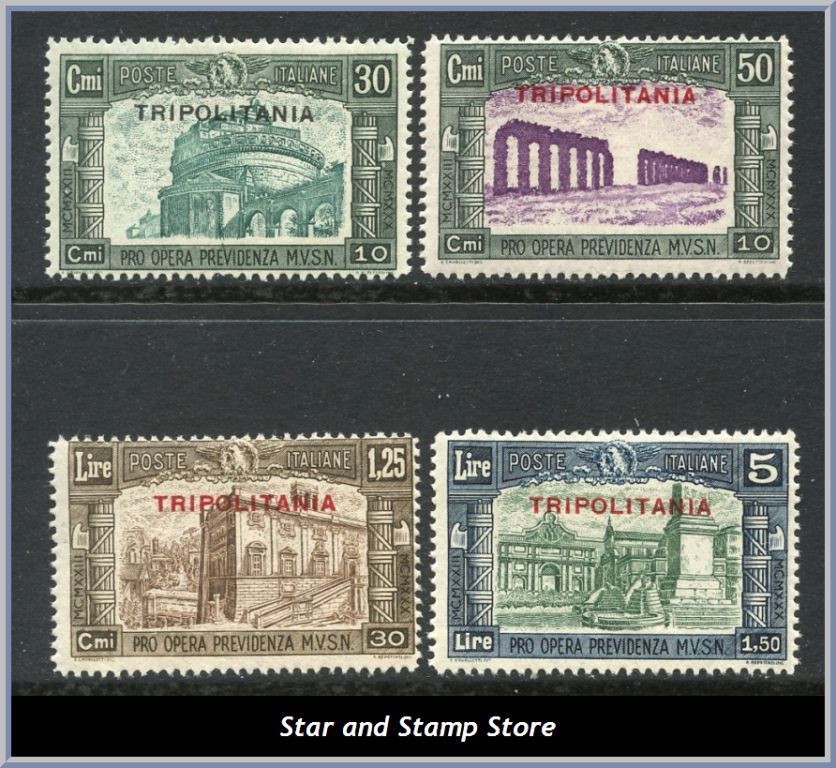 Italienska Tripoli | Mi 111-114
